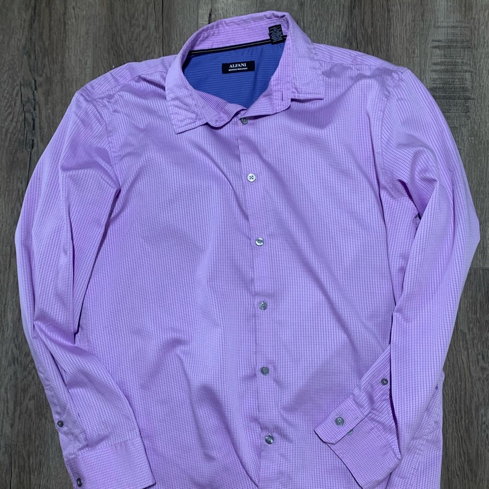 Alfani Men’s Long Sleeve Casual Button Down Shirt